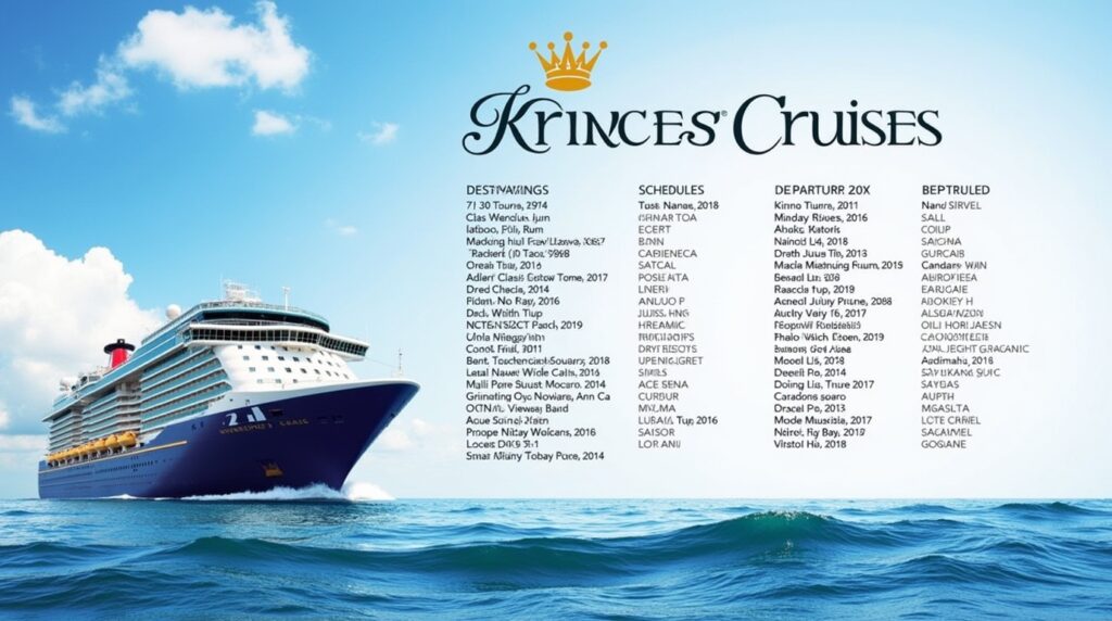 princess cruises 2026 schedule