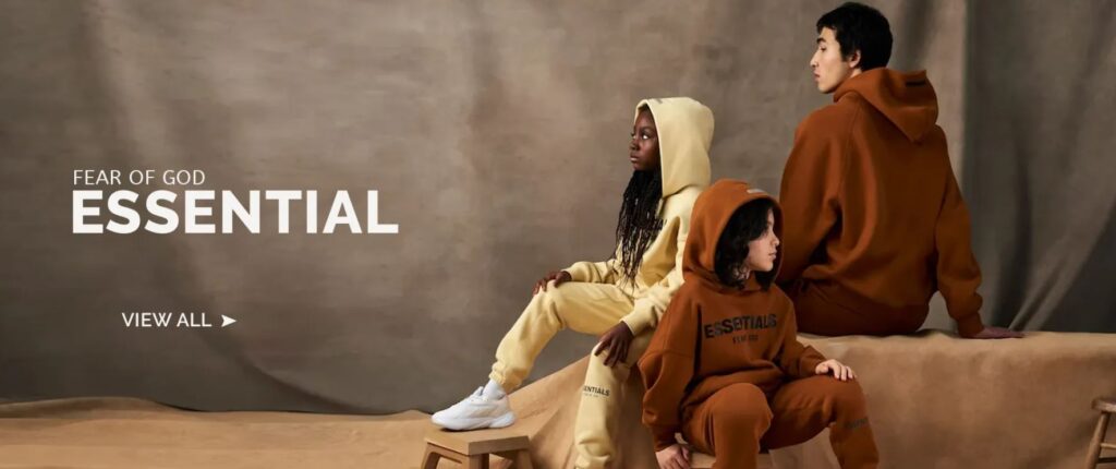 Top Sale of Essentials Gray Sweatshirt in USA