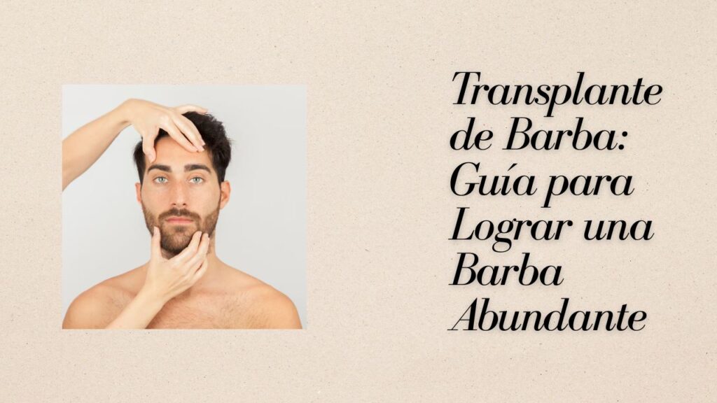 transplante de barba