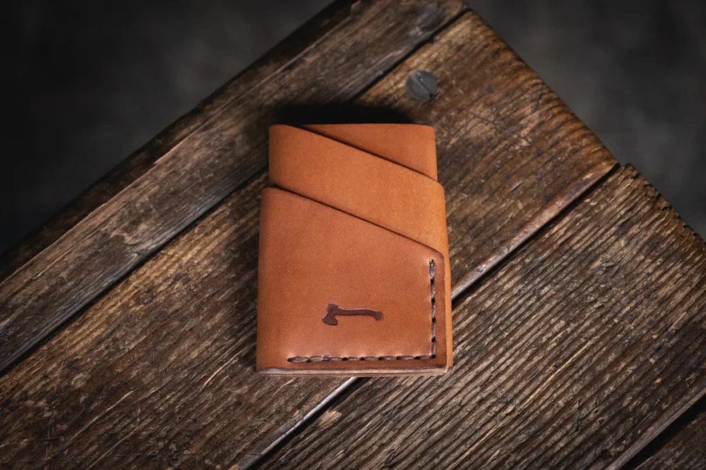 custom leather wallets